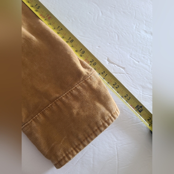 Free People Brown Utility Jacket with Button Details Sz.S/P - Picture 9 of 10